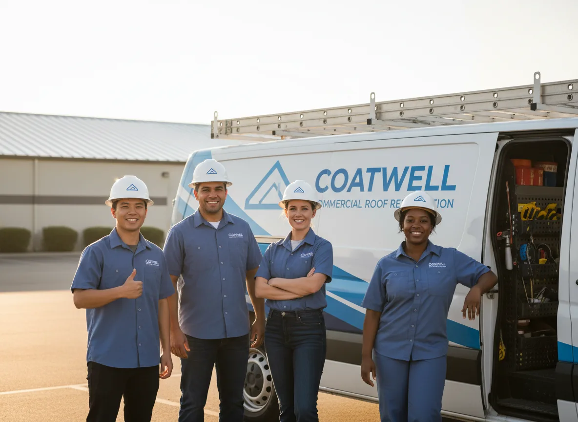 Commercial roof coating company in Valyermo, CA